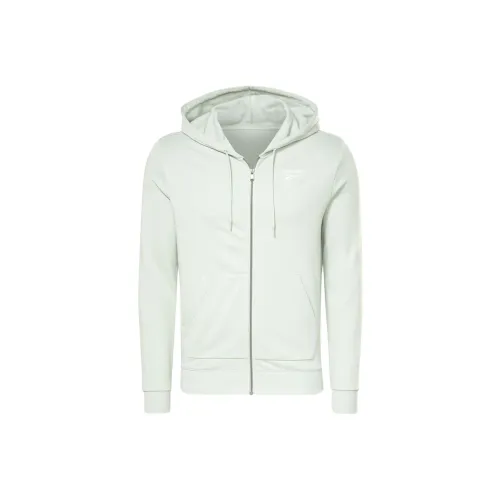 Reebok RI FT FZ Худи Куртки Пальто Мужской Шалфейный Зеленый