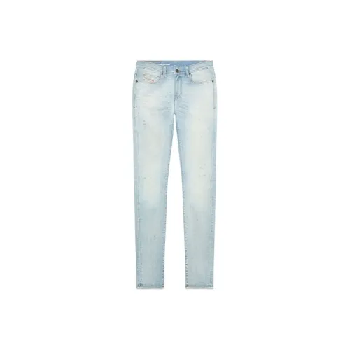 DIESEL Light Blue Men's Jeans DIESEL Светло-голубые мужские джинсы