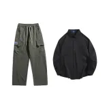 Армейские зеленые штаны + черная рубашка