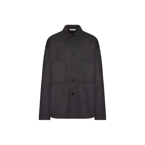 Valentino FW24 Куртки и Пальто Мужской Серый