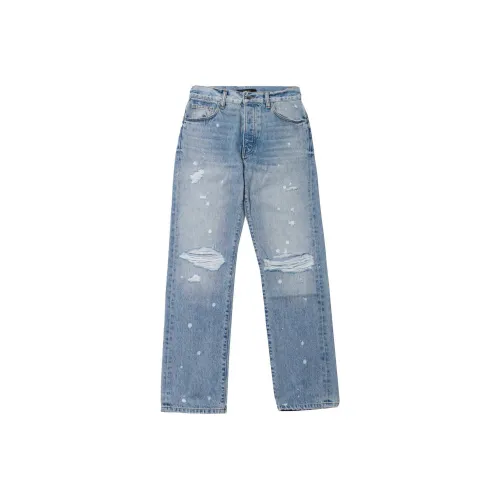 AMIRI Светло-синие унисекс джинсы