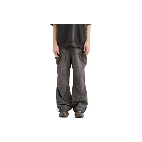 Organic Emotion Карго Брюки Унисекс Мытый Серый