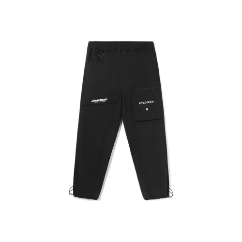 LINING X XINGQIUDAZHAN LIANMINGKUAN Вязаные тренировочные брюки мужские черные