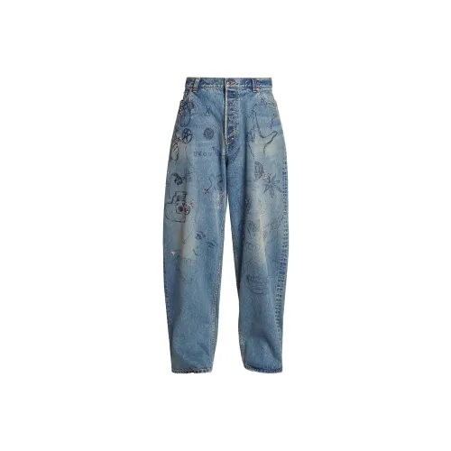 Balenciaga Blue Men's Jeans  
Баленсиага Синий Мужские Джинсы