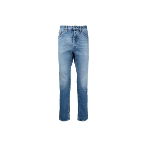 PALM ANGELS Blue Men's Jeans PALM ANGELS Синий Мужские Джинсы