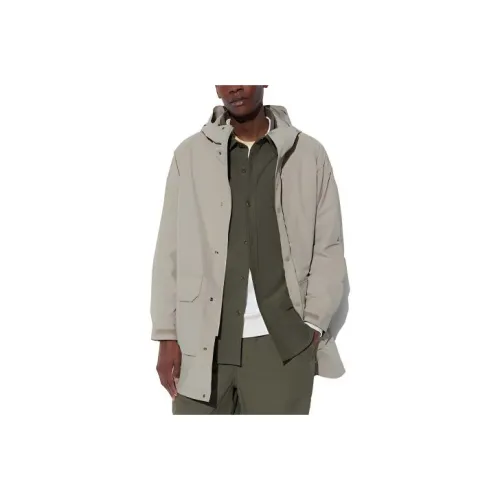 UNIQLO Тренчкот Унисекс Темно-бежевый