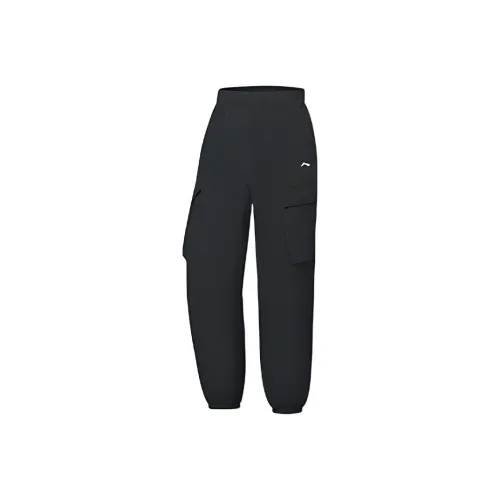 LINING Training Series Черные Мужские Вязаные Тренировочные Штаны