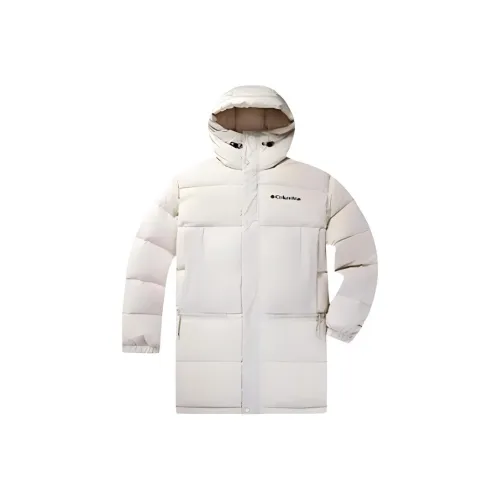 Columbia Co-brand Down Jacket Unisex Ecru