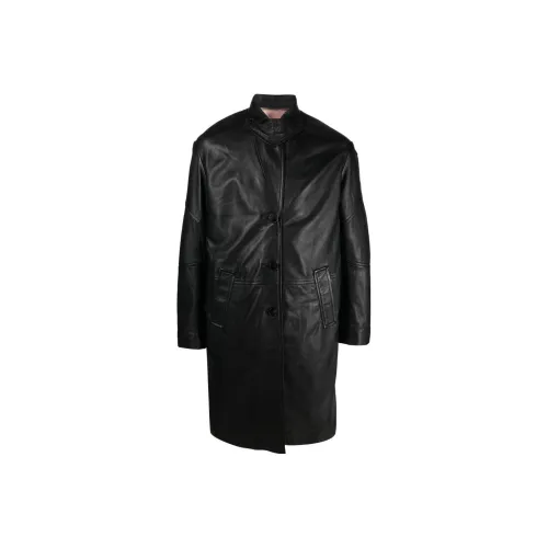 Zadig Voltaire Кожаная куртка мужская черная