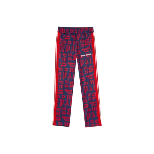 PALM ANGELS Red Blue Men's Casual Pants PALM ANGELS Красный Синий Мужские Повседневные Брюки