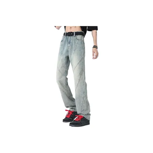 Белый медведь Синий Унисекс Джинсы