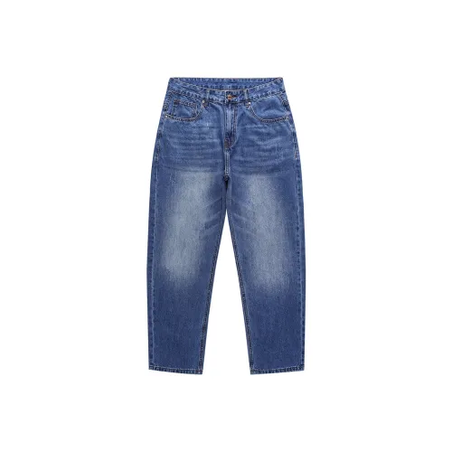 JASONWOOD Темно-синие унисекс джинсы