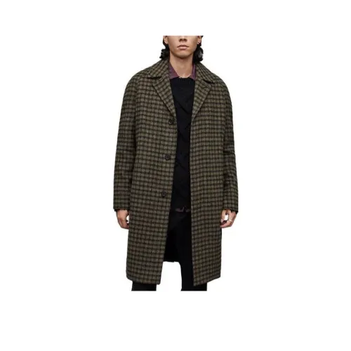 ALLSAINTS Коричневый Мужской Тренч