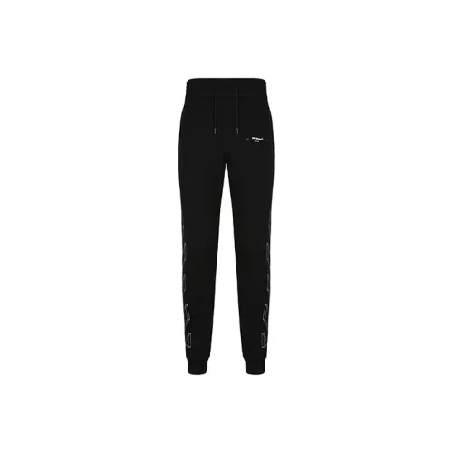 Off Белый SS21 Черный Мужские Вязаные Спортивные Штаны