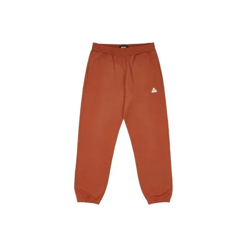 Дворцовый ржаво-красный унисекс вязаные тренировочные брюки