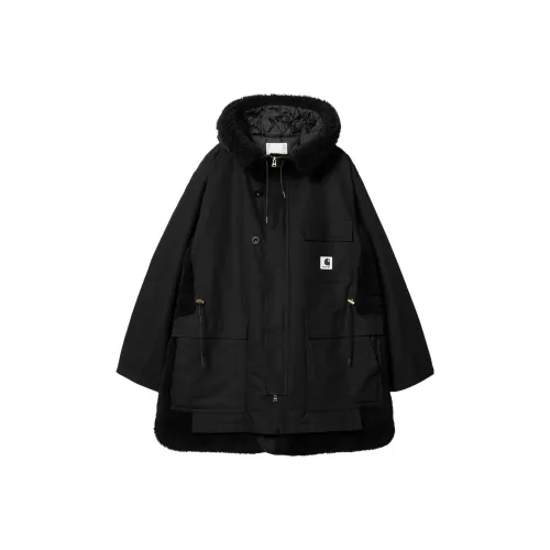 sacai X Carhartt WIP FW23 Co Branded SERIES Черный Унисекс Парки