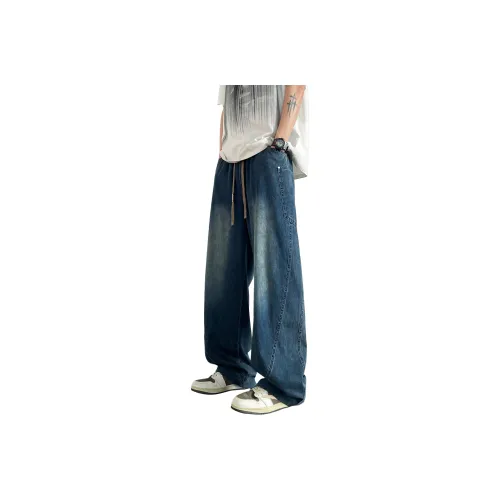 MARK WAFFLE Унисекс Джинсы