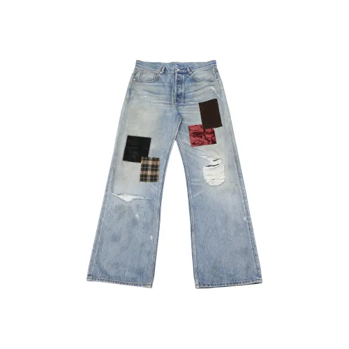 SOD Co. Джинсы Унисекс Стальной Синий