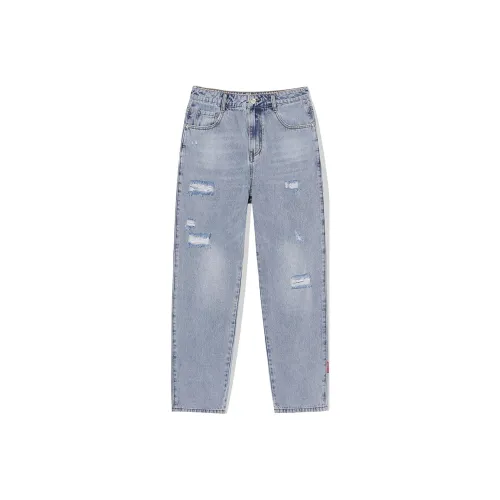 ROCAWEAR Джинсы Унисекс Джинсовый Синий