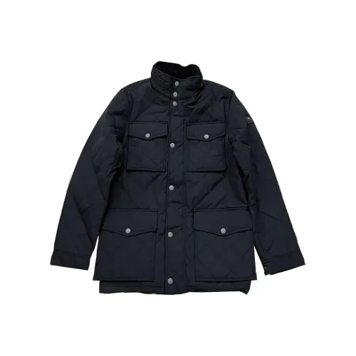 Tommy Hilfiger Хлопковый пуховик Мужской Черный