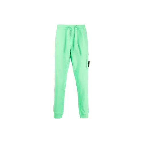 STONE ISLAND Зеленые Мужские Вязаные Спортивные Штаны