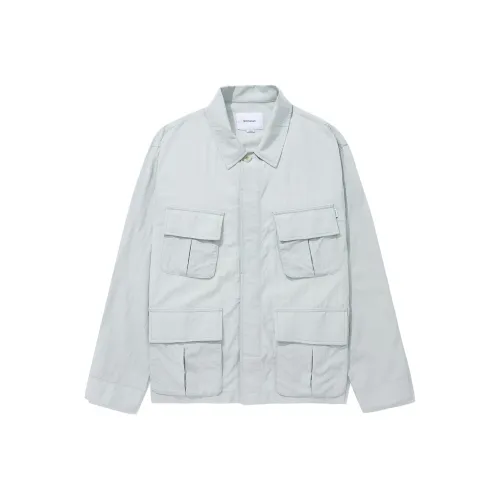 COVERNAT SS24 Куртки Пальто Мужской Светло-Серый