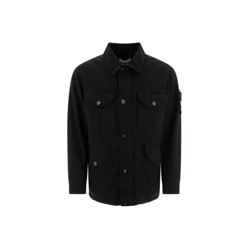 Stone Island Черные Мужские Куртки