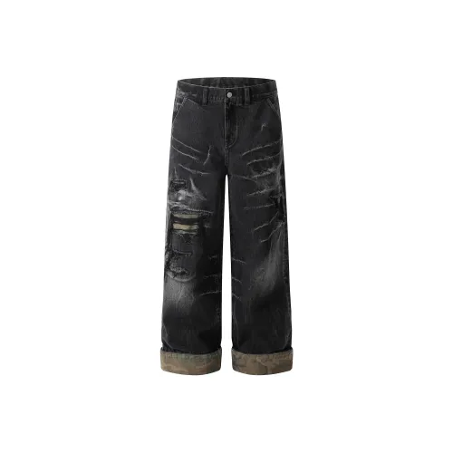 LBPC Черные Унисекс Джинсы