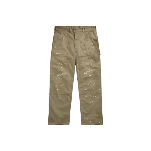 DOUBLE RL SS24 Карго Брюки Мужские Оливково-Зеленые