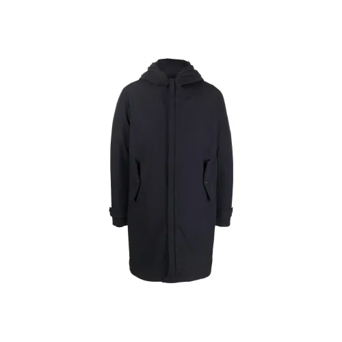 KITON Парки для мужчин, морской синий