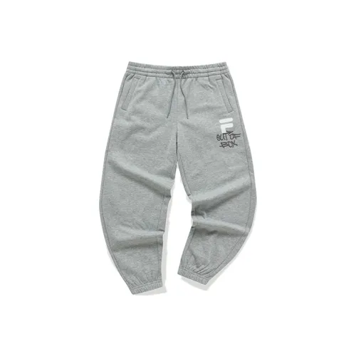 FILA FUSION Cloud Серый Photinia Серый Мужские Вязаные Тренировочные Штаны