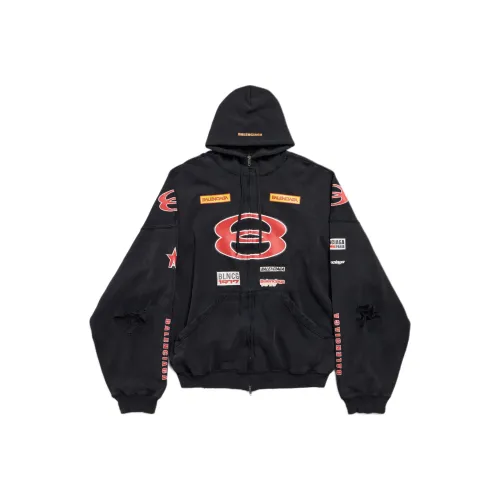 Balenciaga Свитшот Свободного кроя Мужской Черный