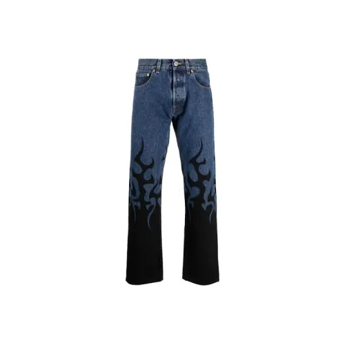 Vetements Blue Men's Jeans Vetements Синий Мужской Джинсы