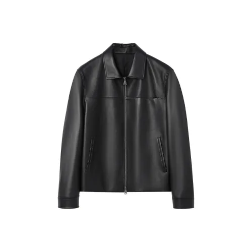 SINBOS Кожа Куртка Мужская Цвет сосновой сажи