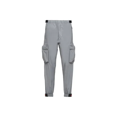 PRADA Silver Men's Cargo Pants PRADA Серебряные Мужские Карго Брюки