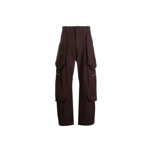 Jacquemus Коричневые Мужские Карго Брюки