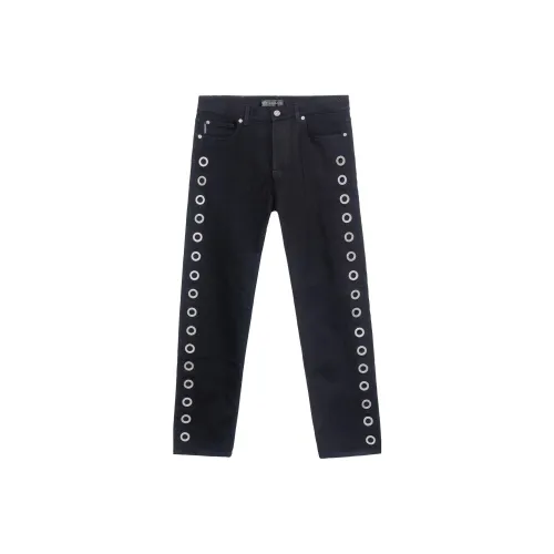 VERSACE Мужские черные джинсы