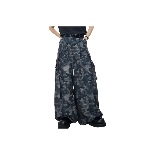 0 CROWORLD Карго Брюки Мужские Камуфляж