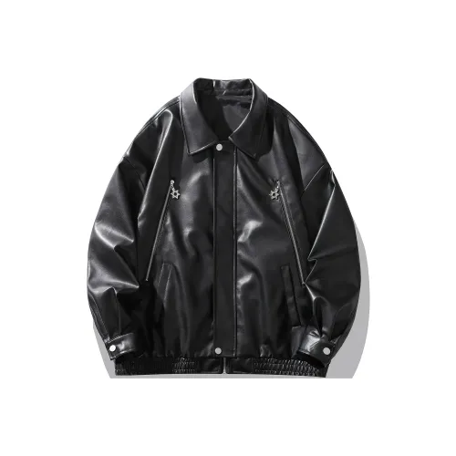 PUCCA Унисекс Кожаные Куртки