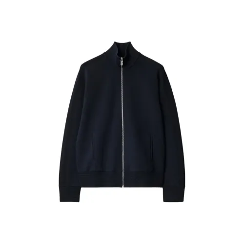 Burberry FW24 Куртки и Пальто Мужской Морской Синий