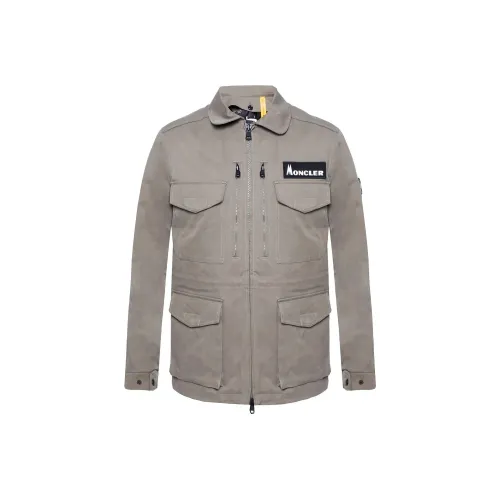 MONCLER Серый Мужской Куртки