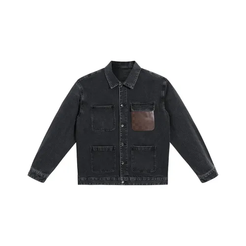 PEACEBIRD MEN Куртка Мужская Джинсовая Темно-Серый