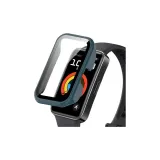 [Сосновый зеленый] ПК + Защита экрана из закаленного стекла с встроенным чехлом и пленкой