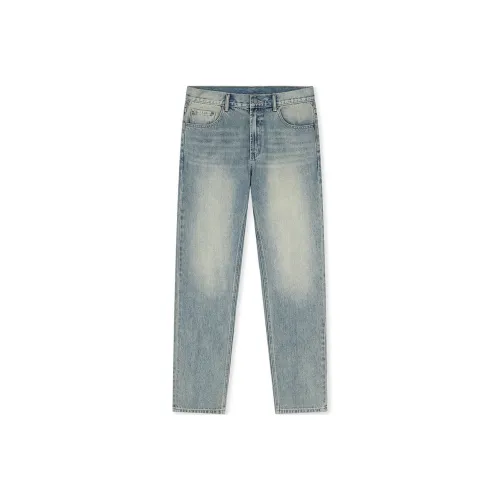 BONELESS Cut Jeans Unisex Vintage Blue БЕЗШОВНЫЙ Крой Джинсы Унисекс Винтаж Синий