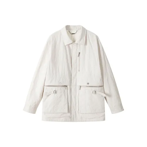 DAVID NAMAN Down Jacket Men's White