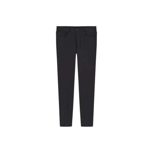 UNIQLO Черные Унисекс Джинсы