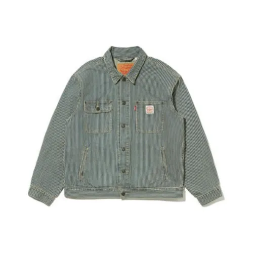 Levi's SS25 Куртки и Пальто Мужской Светло-Синий