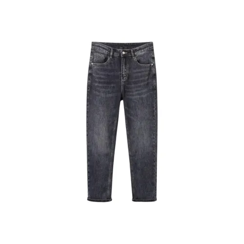 The Legend Of The Cloth Джинсы Мужские Синий Серый