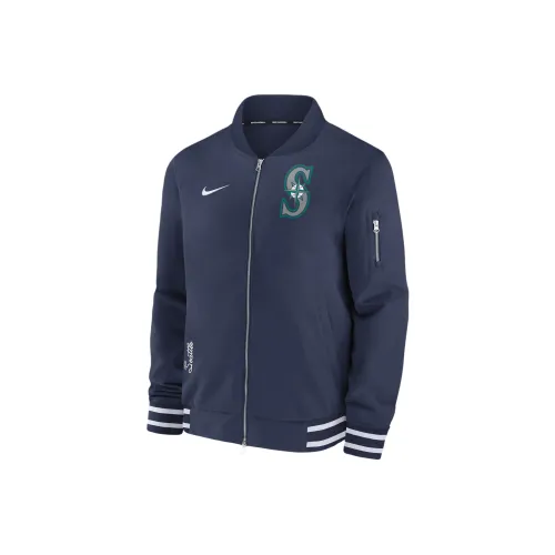 nike Seattle Mariners Аутентичная коллекция Куртки и Пальто Мужские Морской Синий