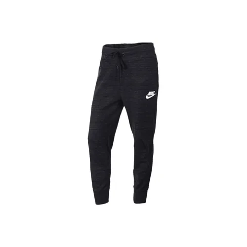 NIKE Черные Унисекс Вязаные Тренировочные Брюки